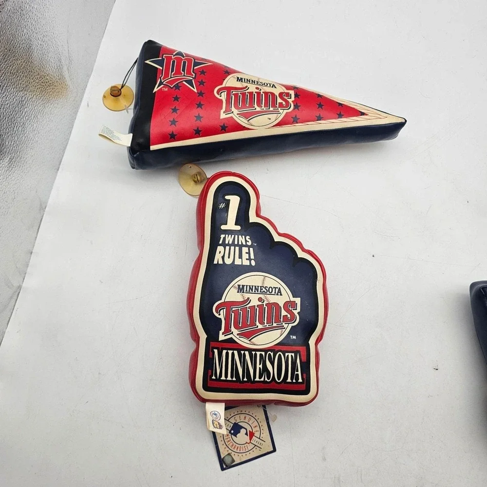 Vintage Minnesota Twins Plush Set One Size Multi-Color MLB Baseball Good Stuff